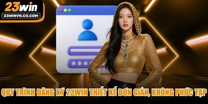 Quy trình đăng ký tài khoản 23Win được thiết kế đơn giản, không quá phức tạp