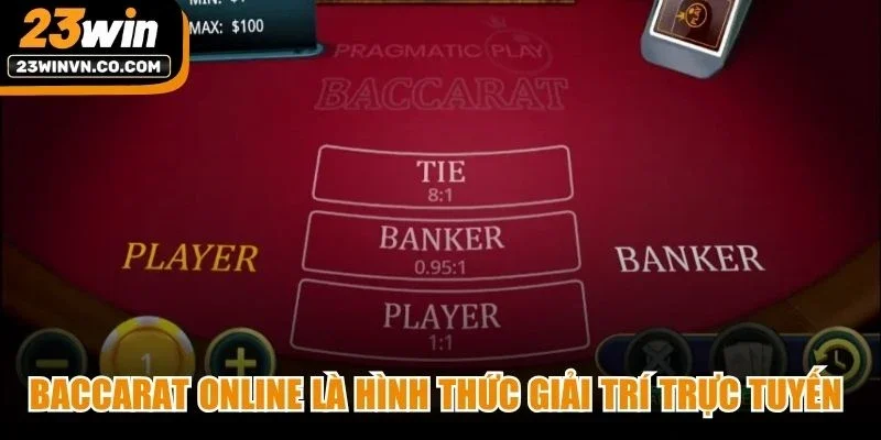 Baccarat online là hình thức giải trí trực tuyến sử dụng bộ bài 52 lá tiêu chuẩn