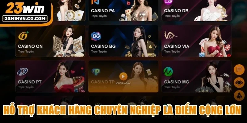 Hỗ trợ khách hàng chuyên nghiệp là điểm cộng lớn giúp nền tảng giữ chân hội viên